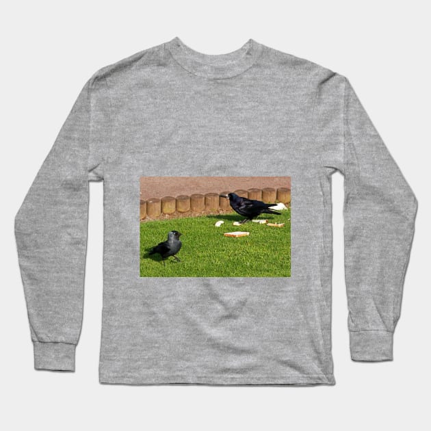 All Crows Together Long Sleeve T-Shirt by tomg